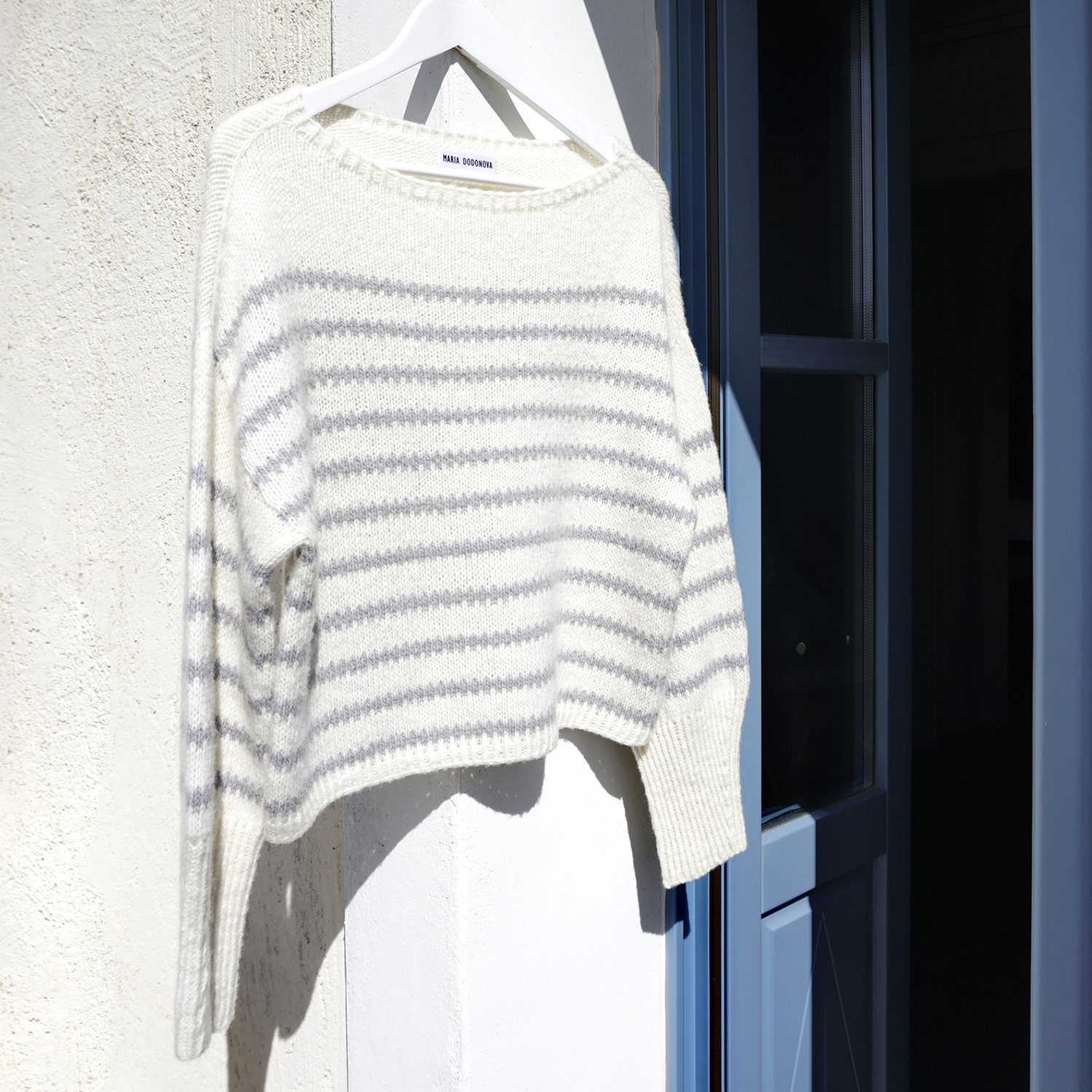 sailor sweater ai ferri pullover a righe fatto a mano