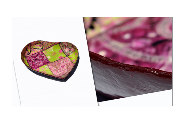 cartapesta vaso cuore patchwork